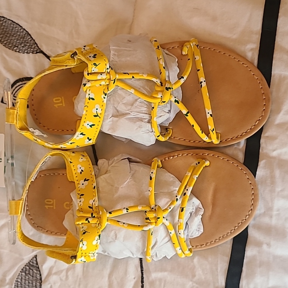 Cute Yellow Carters Sandals